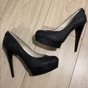MICHAEL Michael Kors Glitter Platform Heels